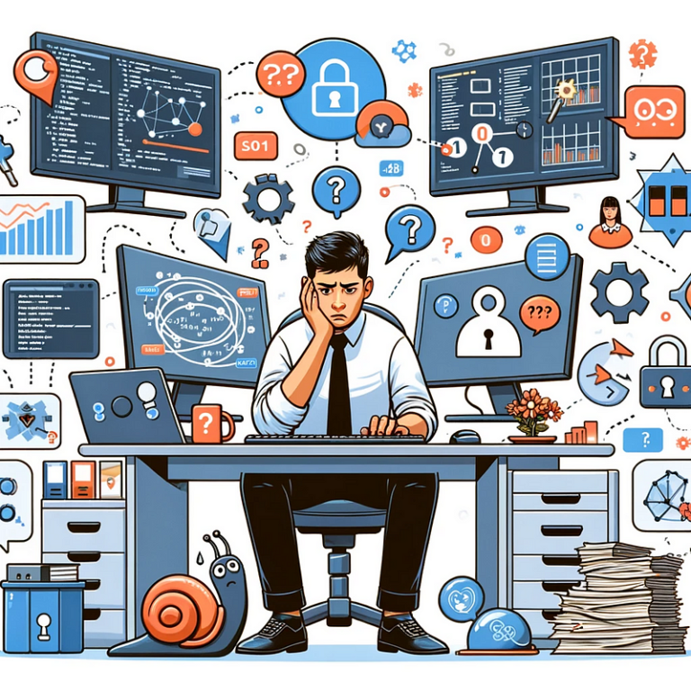 a confused data scientist