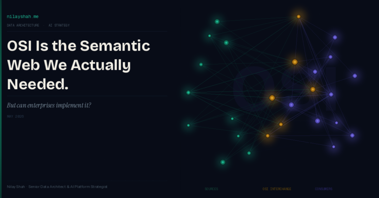 Open Semantic Interchange (OSI): Can Enterprise really implement it? 3 OSI interchange layer